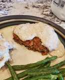 Classic Country Chicken Fried Steak with white gravy