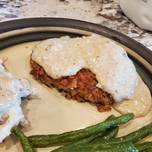Classic Country Chicken Fried Steak with white gravy