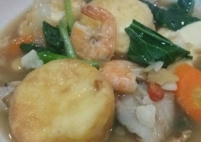 Resep Sapo Tahu Seafood Oleh Rizma Dera Cookpad