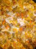 Tartaleta de tronco de acelga y carne