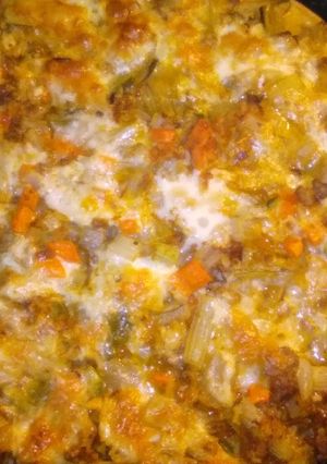 Una foto de Tartaleta de tronco de acelga y carne