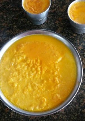 Una foto de Flan casero