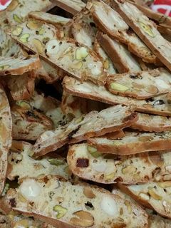 A picture of Pistachio Biscotti.