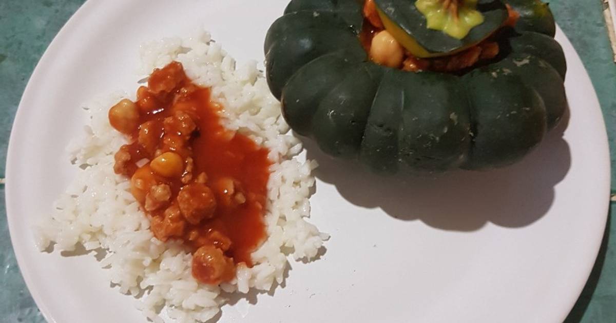 Vider Ses Intestins Avec Des Bananes Courge farcie végétarienne de Clem - Cookpad