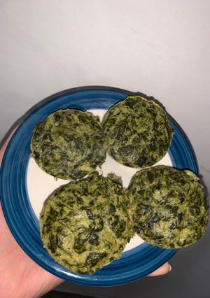 Una foto de Soufflé de espinaca