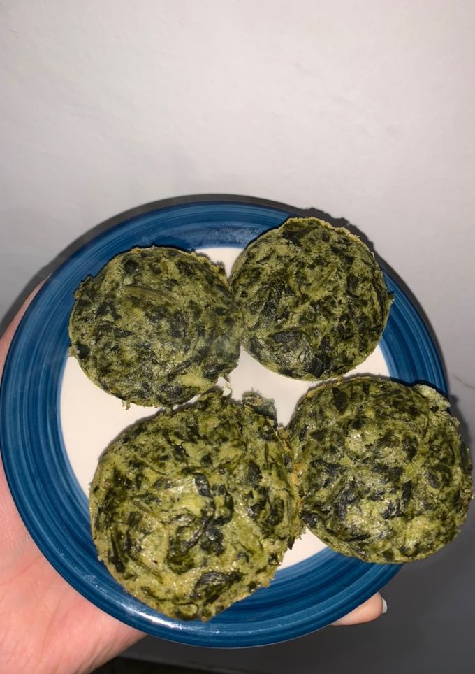 Una foto de Soufflé de espinaca