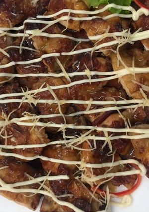 Hình của món Gà xốt Teriyaki.