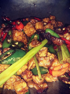Foto resep Oseng Tempe Lombok (cabe) Ijo