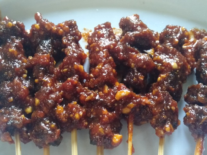 Anti Ribet, Buat Sate daging sapi (goreng) Rumahan