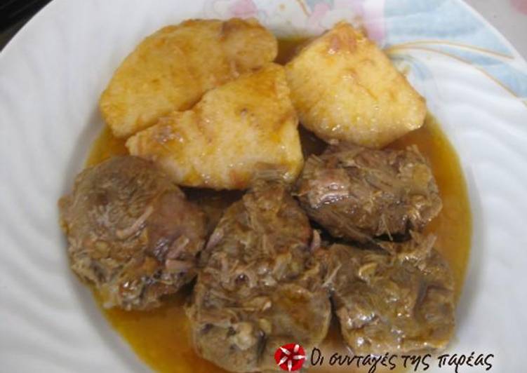 Steps to Make Favorite Veal stew with quinces