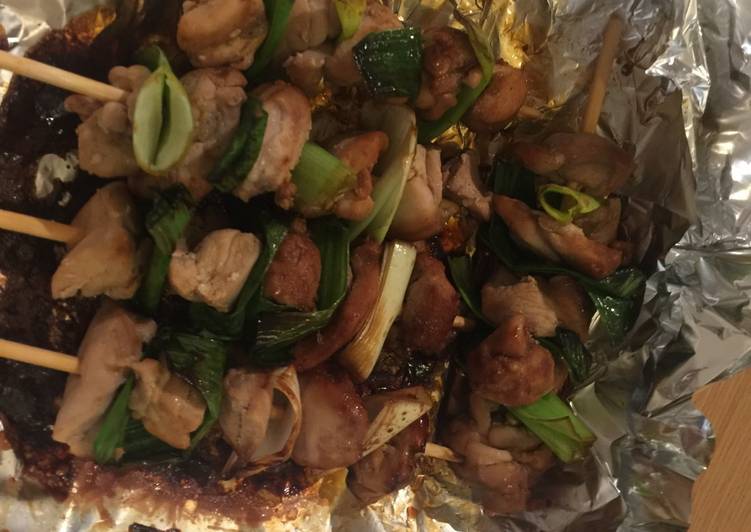 Pinchito de pollo de salsa soja. (간장 닭꼬치)