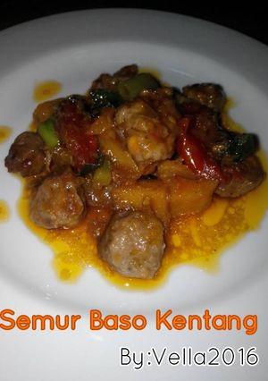Foto resep Semur baso kentang (bola bola daging)
