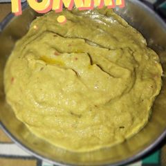 Raw banana peel chutney A picture of Raw banana peel chutney.