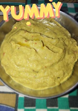 A picture of Raw banana peel chutney.