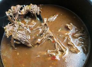Una foto de Carne desmechada al estilo ticoloco