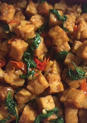 Foto resep Oseng tempe kemangi