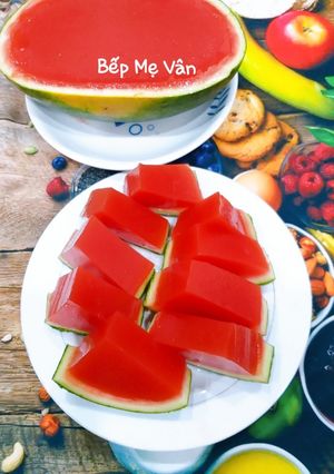 Hình của món Rau Câu Dưa Hấu.