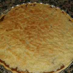 Una foto de Tarta de coco y dulce de leche