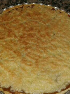 Una foto de Tarta de coco y dulce de leche