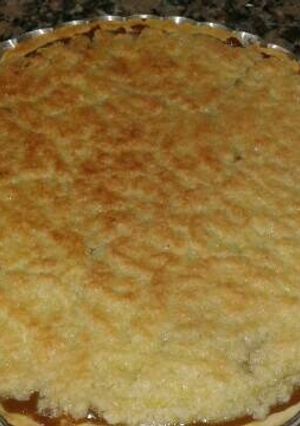 Una foto de Tarta de coco y dulce de leche