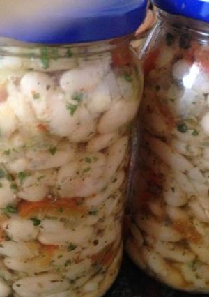 Una foto de Escabeche de porotos alubias