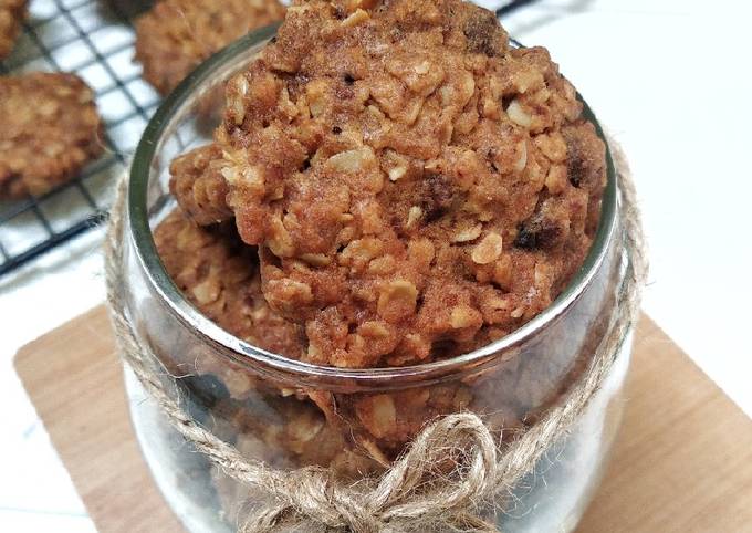 Resep Coffee Oatmeal Cookies, Enak Banget