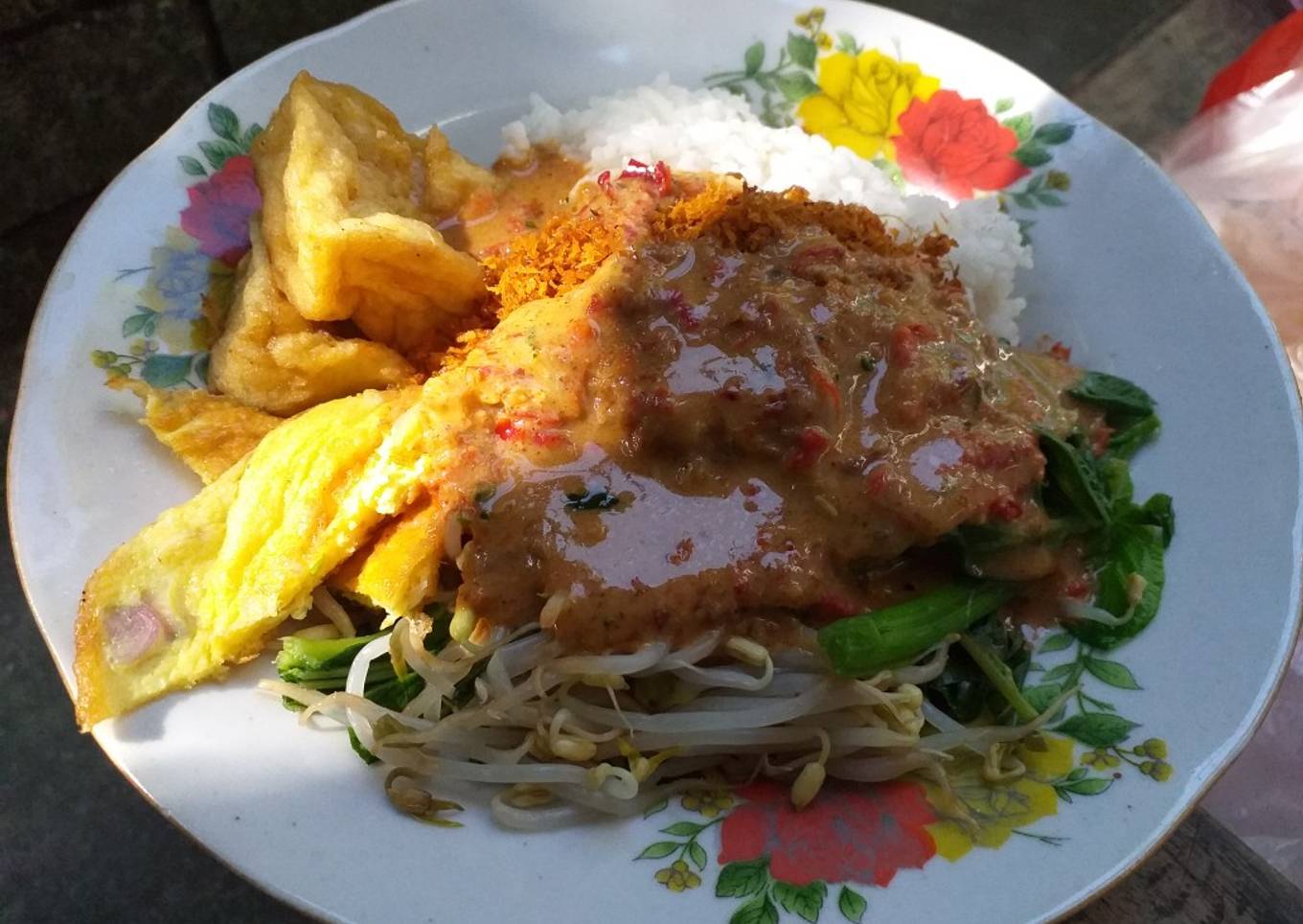 Bumbu kacang nasi pecel