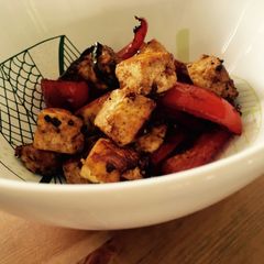 Chili paneer (dry) A picture of Chili paneer (dry).