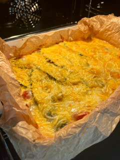 Una foto de Lasaña muy fácil de calabacín y mozzarella - Receta de Batch Cooking