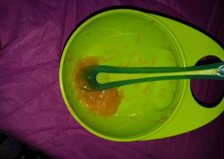 Resep masakan Puree labu kuning MPASI | Cara Masak Puree labu kuning MPASI Yang Lezat Sekali