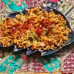 A picture of Wai wai chaat.