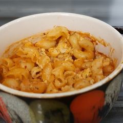 A picture of Microwave Chessy Pasta.