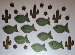 Una foto de Galletas de spirulina 🌊