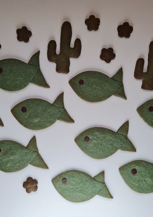 Una foto de Galletas de spirulina 🌊
