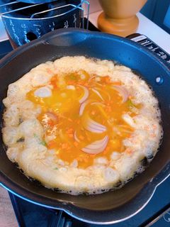 รูปของ ไข่เจียวทรงเครื่อง🍳style by barbie👩🏼‍🍳