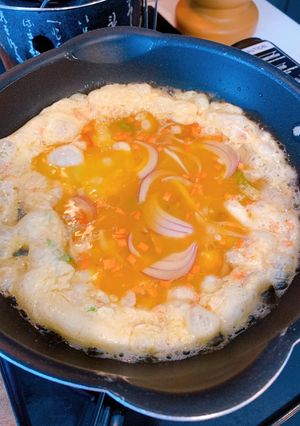 รูปของ ไข่เจียวทรงเครื่อง🍳style by barbie👩🏼‍🍳