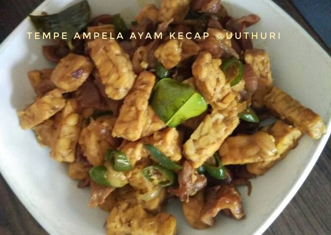 Tempe ampela ayam kecap