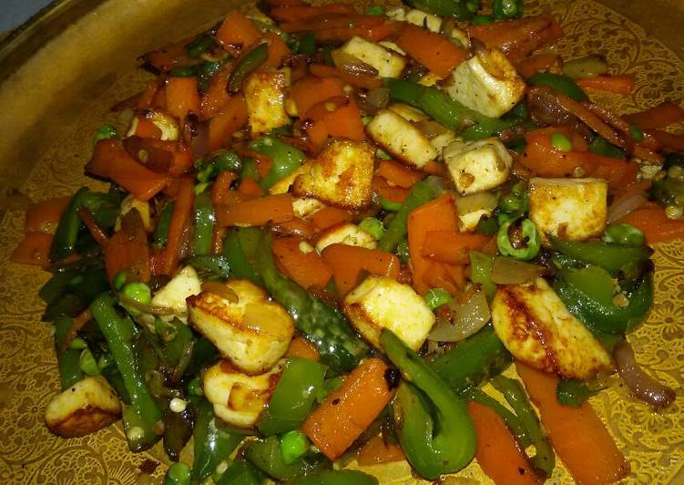Recipe of Perfect Simla mirch ki healthy bhujiya