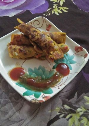 व्हीट फ्लोर वेज चीला (Wheat flour veg cheela recipe in hindi) रेसिपी मुख्य फोटो