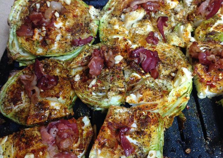 Baked cabbage