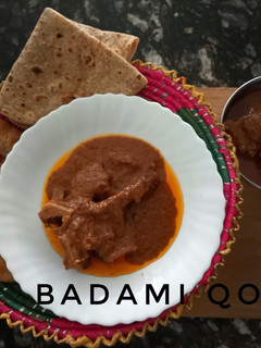 A picture of Mutton Badami qorma.
