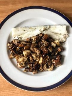 Una foto de Berenjena en Airfryer