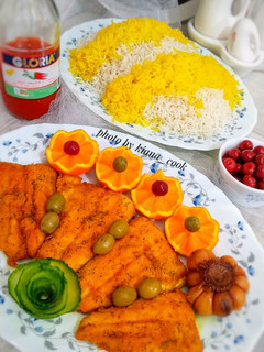 عکسی از دستور ❤️ماهی سوخاری😋👌🏻