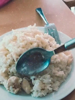 Una foto de Risotto de pollo