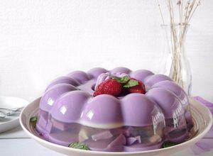 Foto resep Puding Taro Lapis Susu