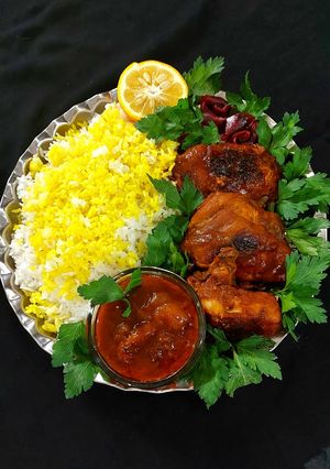 عکسی از دستور 🌸مرغ لواشکی🌸