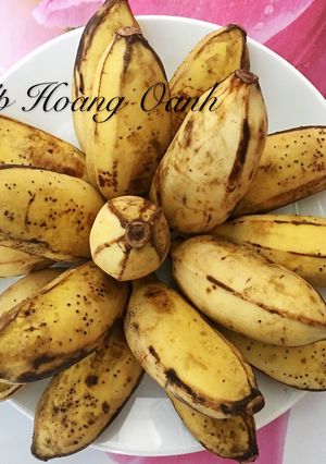 Hình của món Chuối Sáp Luộc.