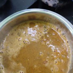 Atrithu vitta sambar Kerala style A picture of Atrithu vitta sambar Kerala style.