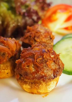 Töltött gomba recept fotója