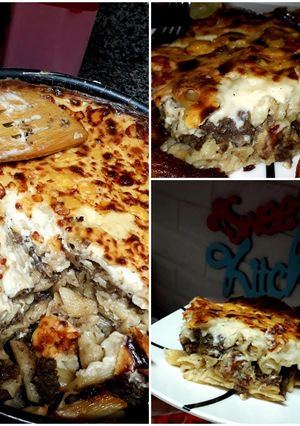 صورة لوصفة معكرونة بالبشاميل